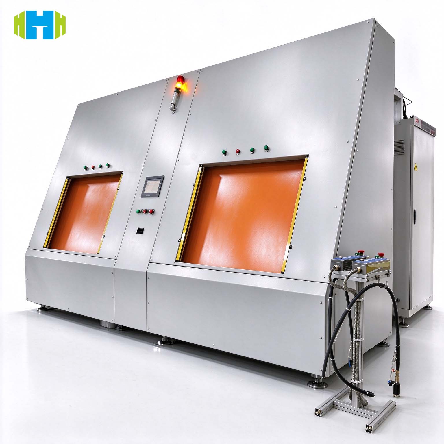 Dual Chamber HVAC Condenser and Evaporator Helium Leak Testing System